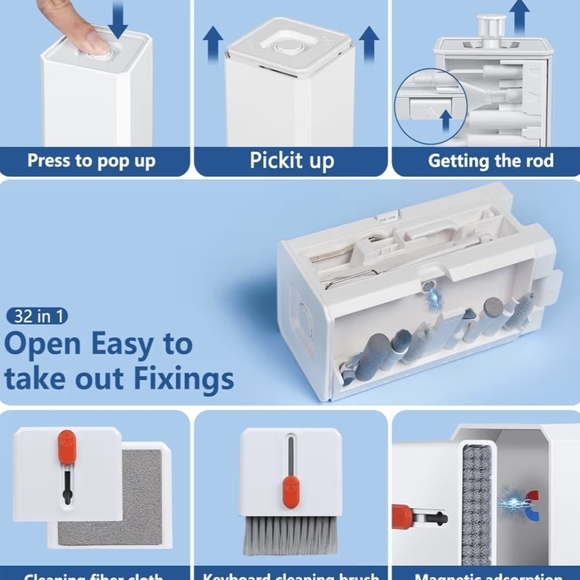 Multi-Functional Cleaning Kit For ELECTRONICS & CELL PHONES - Picture 8 of 8